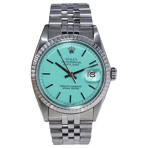 tiffany and co rolex for sale|Rolex with tiffany blue dial.